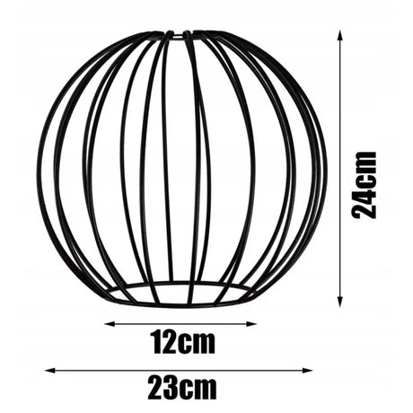 plafondlamp industrieel korf staal voor woonkamer of eetkamer