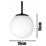 Hanglamp 3-lichts zwart wit voor eetkamer met ronde plaat