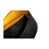 Zwarte hanglamp Blackgolden met stoffen kap en E27 fitting