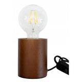 bruine tafellamp voor slaapkamer met industrieel ontwerp