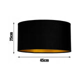 Gouden vloerlamp industrieel voor woonkamer of hal