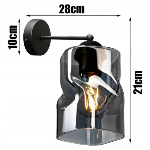 wandlamp industrieel zwart twistlux woonkamer verlichting