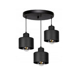 Zwarte draad hanglamp voor eettafel of woonkamer