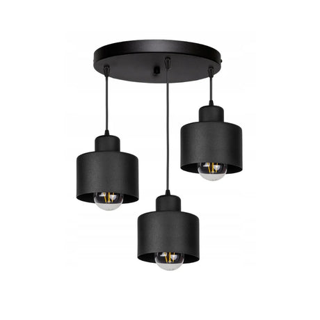 Zwarte draad hanglamp voor eettafel of woonkamer