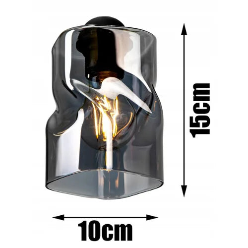 wandlamp industrieel zwart modern Twistlux voor woonkamer