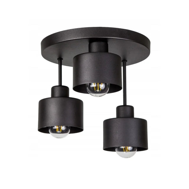 plafondlamp industrieel zwart woonkamer verlichting