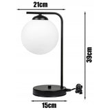 tafellamp industrieel zwart LoftLuster metalen nachtlamp