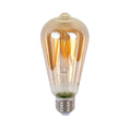 LED-pære FILAMENT ST64 E27 4W 3000K Honning
