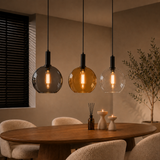 Hanglamp Janneke – 3 Lichts Glazen Bollen