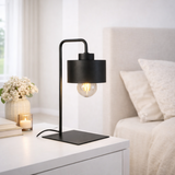 Sort soveværelsesbordlampe 'AMBIENCE'