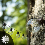 Solcelledrevet LED-kuglekæde 7,5 m – varmt hvidt lys (3000K) | Solcelledrevet havebelysning