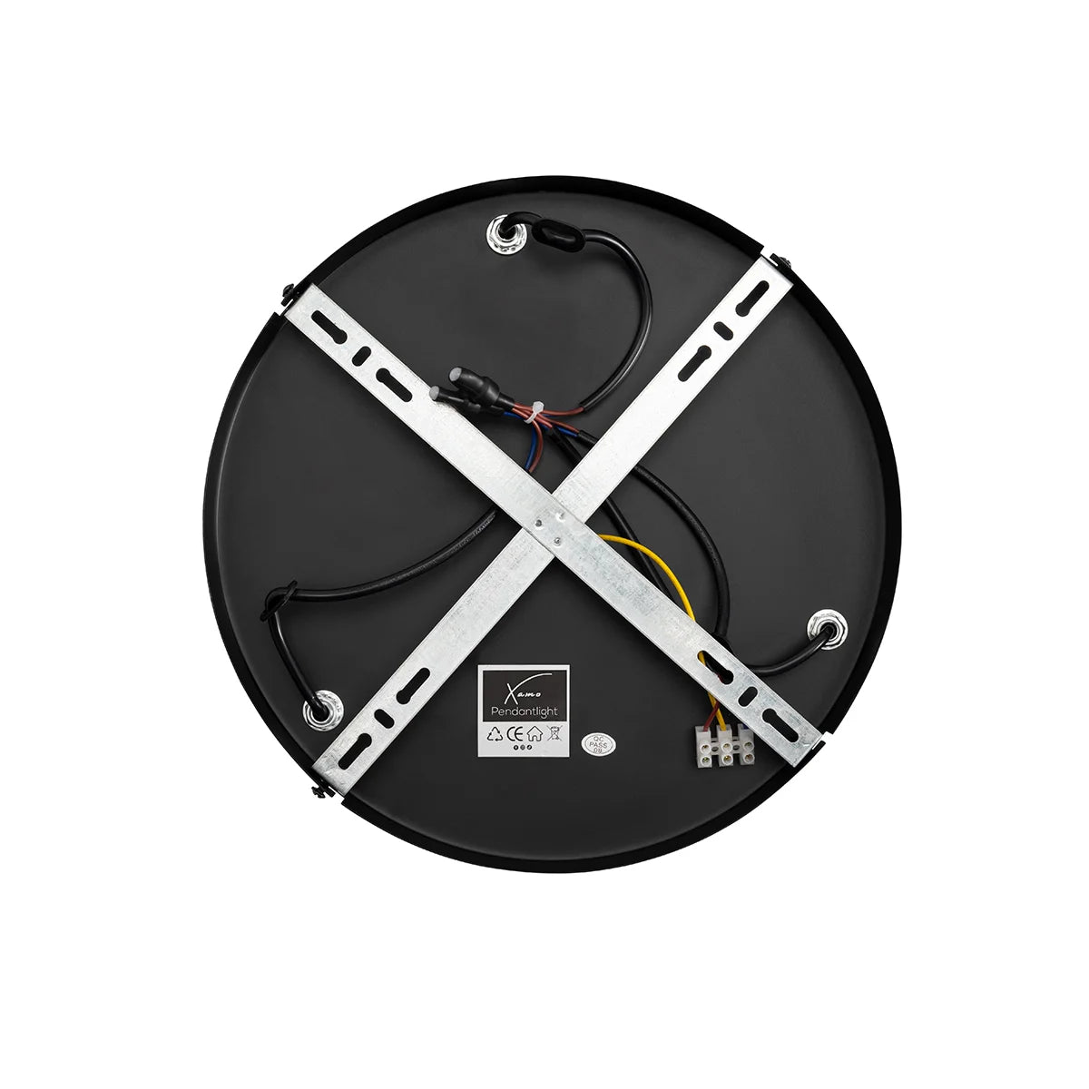 rookglas hanglamp 3-lichts zwart voor woonkamer eetkamer