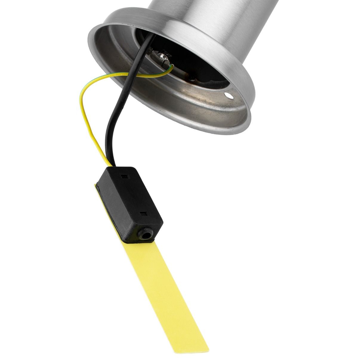 Stående udendørslampe – E27-fatning – rustfrit stål – 45 cm