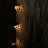 10x LED-lanterner – 3,8m – Varm hvid 3000K – Dekorative og vejrbestandige