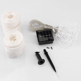 Solcelledrevet havelyskæde – 20 LED-lanterner – 7,59 m – varm hvid 3000K