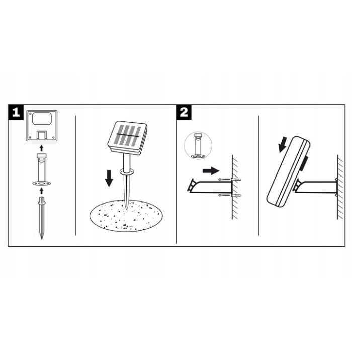 Solcelledrevet haveguirlande – 50x LED-pærer – 16,7m – Varm hvid 3000K