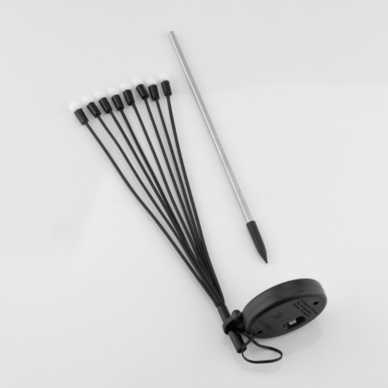 Solcellehavelampe TULIO – LED – Dekorativ spydlampe – Mælkebøttedesign