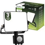 LED-projektør – 20W – 2400 lm – 4000K – IP44 – Med bevægelsessensor – Halogen