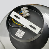 Design loftslampe Art Deco Sort røg -