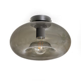 Design loftslampe Art Deco Sort røg -