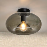 Design loftslampe Art Deco Sort røg -