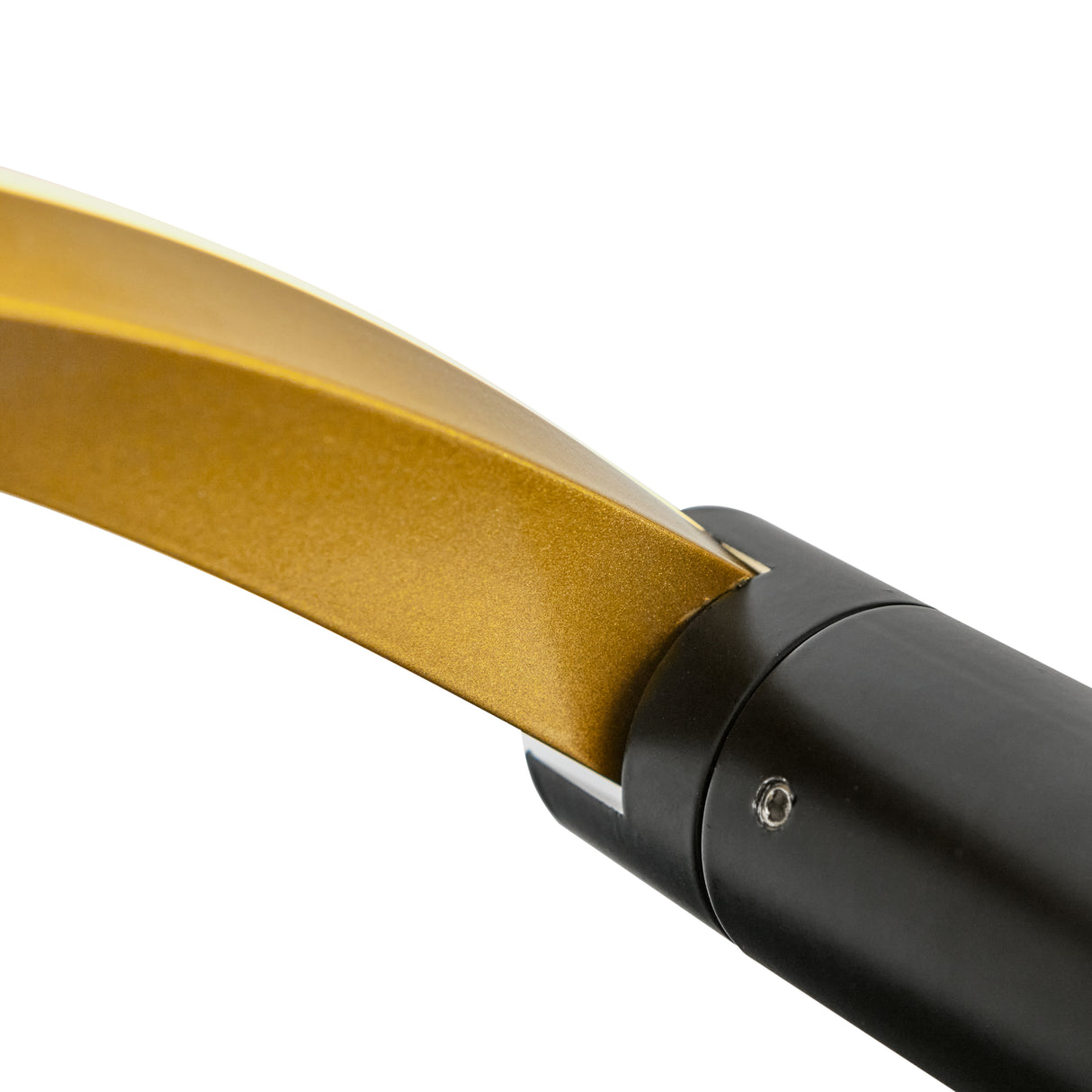 Aflang LED-pendellampe i guldbølgeform – 3 farver